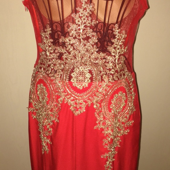 Baby online formal red Dress - Picture 8 of 11